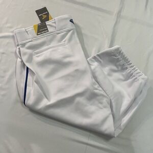 NWT Easton Men's Pro+ Knicker Piped Baseball Pants White Royal XXL